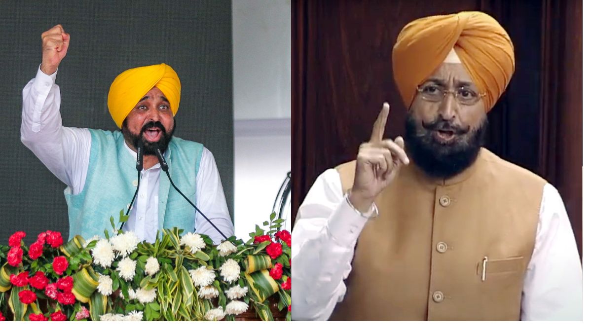 Punjab CM Bhagwant Mann, LoP Pratap Bajwa At Loggerheads As Latter ...